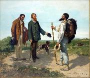 Gustave Courbet La rencontre oil painting